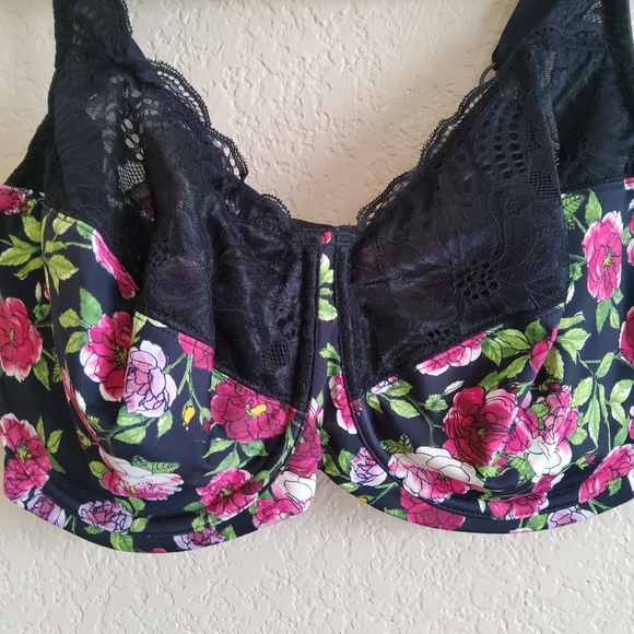 Modern Movement Floral Lace Underwire Bra Size 40H New - Picture 2 of 7